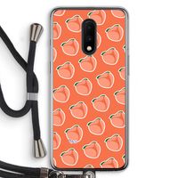 Just peachy: OnePlus 7 Transparant Hoesje met koord
