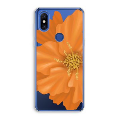 Orange Ellila flower: Xiaomi Mi Mix 3 Transparant Hoesje