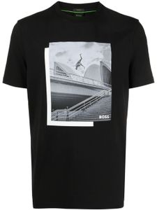 BOSS t-shirt à imprimé photographique - Noir