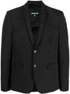 Patrizia Pepe blazer boutonné à coupe cintrée - Noir