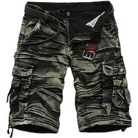 Voor heren Tactische korte broek Cargoshorts Korte broek Wandelshorts nappi Meerdere zakken Camouflage Kleur Draagbaar Knielengte Buiten Dagelijks KamperenWandelen Modieus Klassiek Zwart Leger Groen Lightinthebox