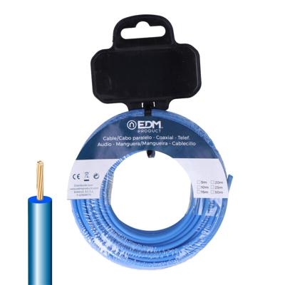 Single-line elektrische kabel EDM 28574 Blauw 5 m h07z1-k
