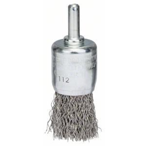 Bosch Accessories Penseelborstel, gegolfd, roestvrij, 0,3 mm, 25 mm, 4500 omw/min Schacht-Ø 6 mm 2608622127 1 stuk(s)