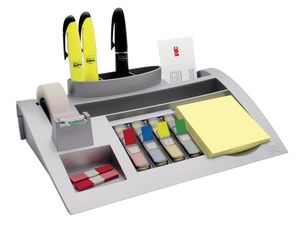 Post-it Index desk organizer, zilver, voor ft 26 x 16,5 x 5,5 cm