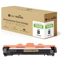 G&G Toner vervangt Brother TN-1050 Compatibel Zwart 1000 bladzijden Reborn remanufactured 21218 - thumbnail