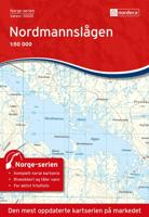 Wandelkaart - Topografische kaart 10031 Norge Serien Nordmannslågen | Nordeca