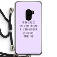 Gek: Xiaomi Mi Mix 2 Transparant Hoesje met koord