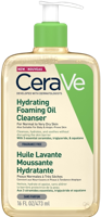 CeraVe Hydrating Foaming Oil Cleanser - voor normale tot (zeer) droge huid - voor gezicht en lichaam