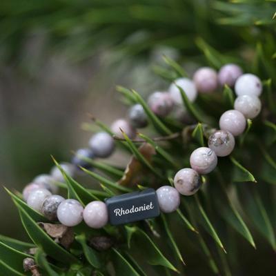 Roze Rhodoniet - Dames Kralen Armband