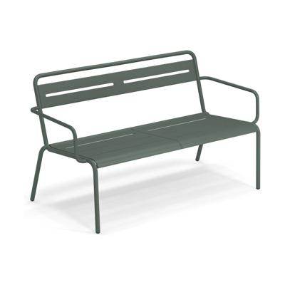 EMU Star tuinbank met arm dark green