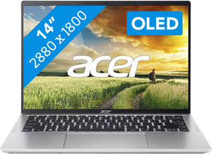 Acer Swift Go 14 SFG14-72-792F Laptop 35,6 cm (14") WQXGA+ Intel Core Ultra 7 155H 32 GB LPDDR5x-SDRAM 1 TB SSD Wi-Fi 6E (802.11ax) Windows 11 Home Zilver