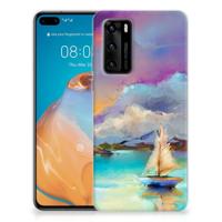 Smartphone hoesje Huawei P40 Boat