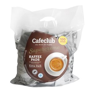 Caféclub - Supercreme Koffiepads Extra Dark - 100 pads