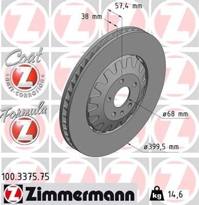 Remschijf FORMULA Z REMSCHIJF 100337575