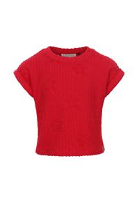 LOOXS Little Meisjes t-shirt terry - Rood