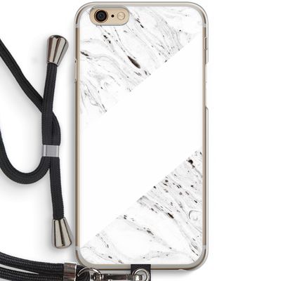 Biggest stripe: iPhone 6 / 6S Transparant Hoesje met koord