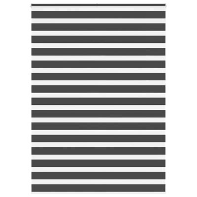 Zebra rolgordijn 160x230 cm stofbreedte 155,9 cm zwart