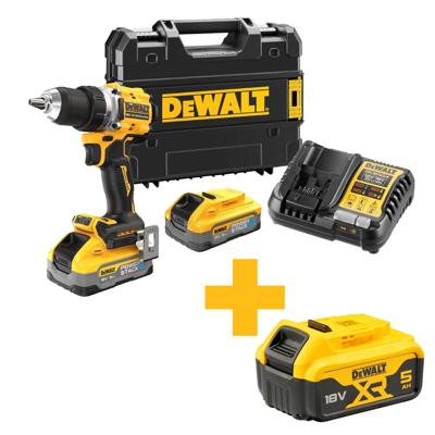 DeWALT DCD800H2T Compacte accu schroefboormachine 18V XR 5.0Ah POWERSTACK in TSTAK
