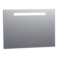 Brauer Garnet Spiegel - Rechthoekig - 100 cm - met Directe LED-Verlichting - Dimbaar - met Touchbediening
