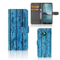 Nokia 3.4 | Book Style Case | Wood Blue