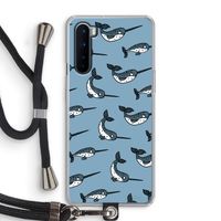 Narwhal: OnePlus Nord Transparant Hoesje met koord