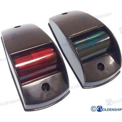 Kit luces de navegación (babor - estribor) GS10019 - PAR LUCES BR-ER - NEGRO