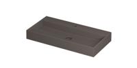 Wastafel United Porselein met 1 kraangat incl. porseleinen click plug en verborgen overloop systeem 90 cm x 45 cm x 11 cm Mat basento 0206053 Wastafel United Porselein met 1 kraangat incl. porseleinen click plug en verborgen overloop systeem 90 cm x 45 cm x 11 cm Mat basento 0206053