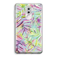 Tropical Palms Blue: Honor 6X Transparant Hoesje