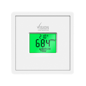 Vision Co2 Monitor Met Datalogger, Temperatuur-en-vocht-sensor