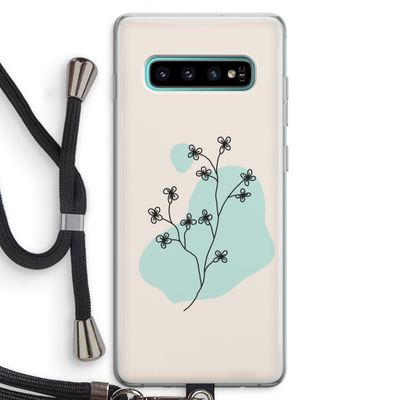 Love your petals: Samsung Galaxy S10 Plus Transparant Hoesje met koord
