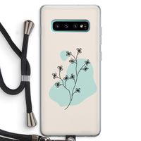 Love your petals: Samsung Galaxy S10 Plus Transparant Hoesje met koord
