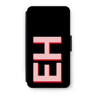 Monogram: iPhone XS Flip Hoesje