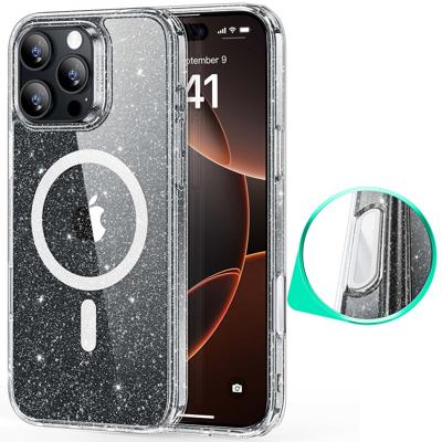 iPhone 16 Pro Max HaloLock Classic Hybrid Case (Camera Control) - Clear Shimmer iPhone 16 Pro Max HaloLock Classic Hybrid Case (Camera Control) - Clear Shimmer