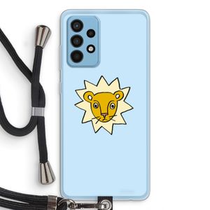 Kleine leeuw: Samsung Galaxy A52 Transparant Hoesje met koord