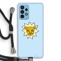 Kleine leeuw: Samsung Galaxy A52 Transparant Hoesje met koord