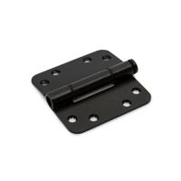 DX Glijlagerscharnier ronde hoeken 89x89x3 mm - zwart
