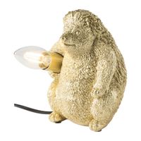 Tafellamp egel - goud - 18 cm