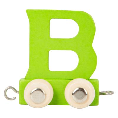 Small Foot - houten lettertrein kleur - b