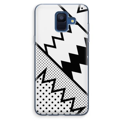 Pop Art #5: Samsung Galaxy A6 (2018) Transparant Hoesje