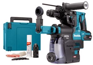 Makita HR004GZ02 40V Max Combihamer Zonder accu's en lader, in Mbox met stofafzuiging - HR004GZ02