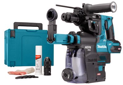 Makita HR004GZ02 40V Max Combihamer Zonder accu&apos;s en lader, in Mbox met stofafzuiging - HR004GZ02