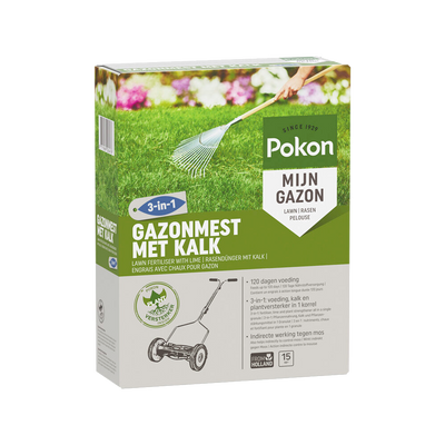 Pokon Pokon Gazonmest met Kalk