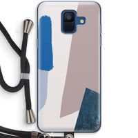 Lapis: Samsung Galaxy A6 (2018) Transparant Hoesje met koord