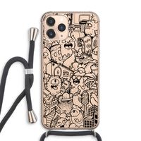 Vexx Black City : iPhone 11 Pro Max Transparant Hoesje met koord