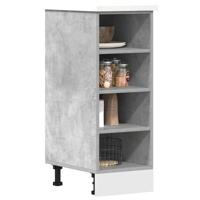 Onderkast 30x44,5x81,5 cm bewerkt hout betongrijs Onderkast 30x44,5x81,5 cm bewerkt hout betongrijs