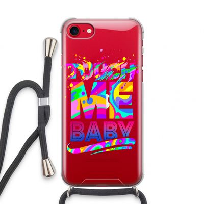 Touch Me: iPhone SE 2020 Transparant Hoesje met koord