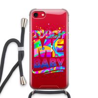 Touch Me: iPhone SE 2020 Transparant Hoesje met koord
