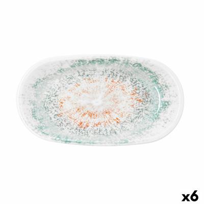 Snackdienblad Bidasoa Kai Hydrozero Wit 26 x 14,5 cm (6 Stuks)