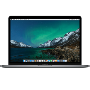 Refurbished MacBook Pro 15 inch Touchbar Hexa Core i7 2.2 16 GB 256 GB Spacegrijs Licht gebruikt