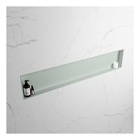 Wandnis Solid Surface Easy | In- en opbouw | 150x30x8 cm | 1 vak | Greey